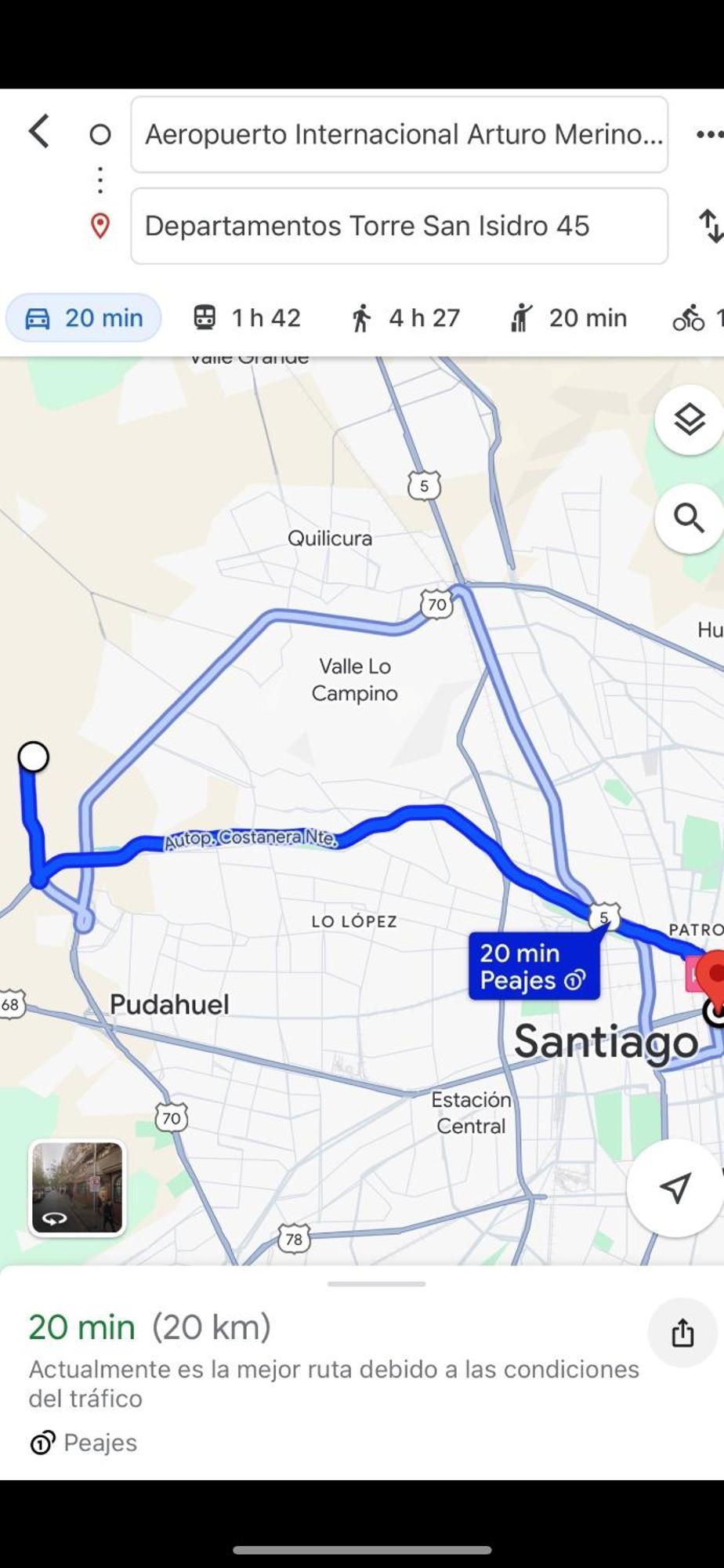 1centro Historico, Salida Metro Santa Lucia * Santiago del Cile