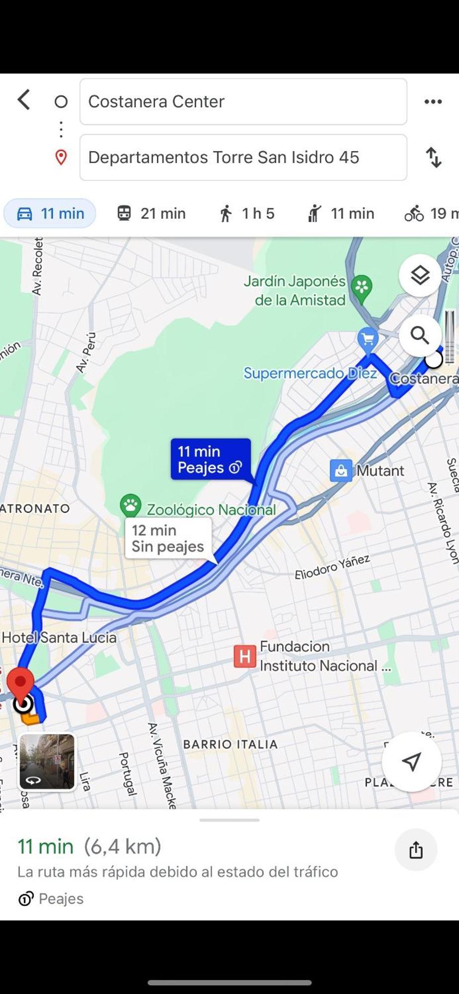 1centro Historico, Salida Metro Santa Lucia Santiago del Cile